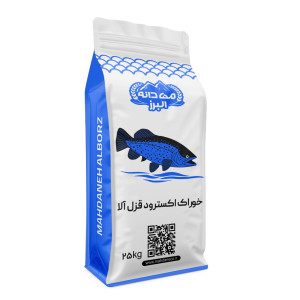 🐟 ۱٠۳- غذای اکسترود قزل الا مهدانه (G1) (ماهی ۱٠٠ الی ۲٠٠ گرم) {ویژه}
